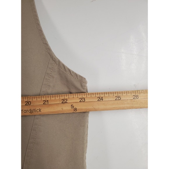 5.11 Tactical Series Vest Mens Large Khaki Utility Multi Pocket Zip Travel Range - Picture 5 of 6